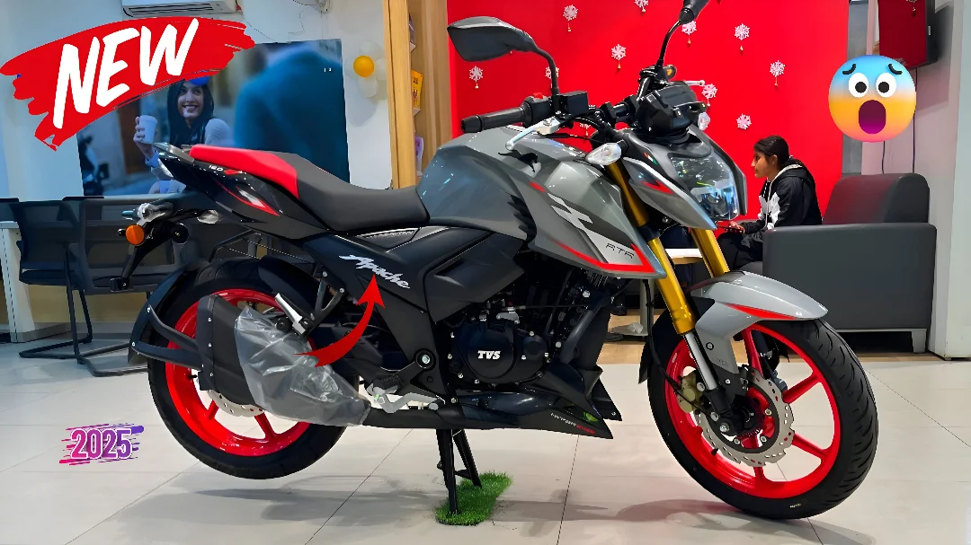 New TVS Apache 160 4V Sports Bike Updated Version to Compete with Yamaha R15 with Advanced Features and Premium Look